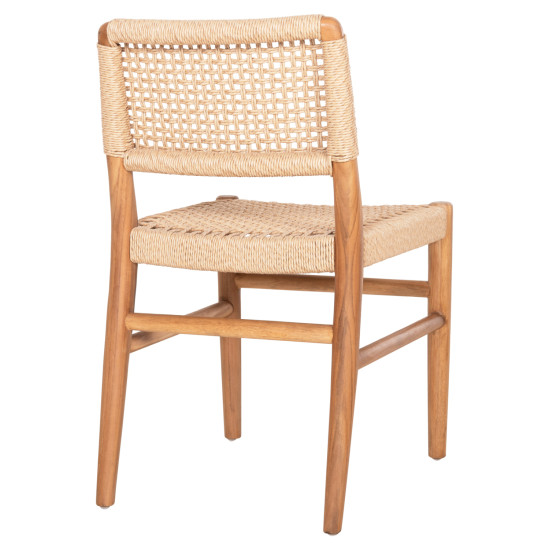 Καρεκλα rosco hm6133 ξυλο τεακ φυσικο-σχοινι viro μπεζ 46x55x79υεκ. ** Καρεκλα rosco hm6133 ξυλο τεακ φυσικο-σχοινι viro μπεζ 46x55x79υεκ. **