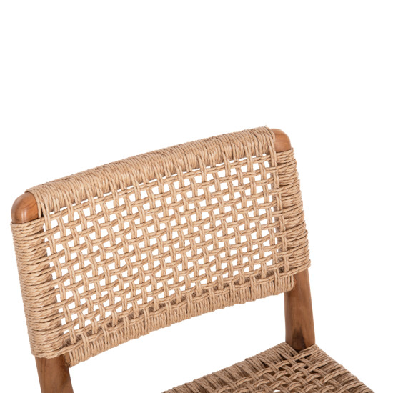 Καρεκλα rosco hm6133 ξυλο τεακ φυσικο-σχοινι viro μπεζ 46x55x79υεκ. ** Καρεκλα rosco hm6133 ξυλο τεακ φυσικο-σχοινι viro μπεζ 46x55x79υεκ. **