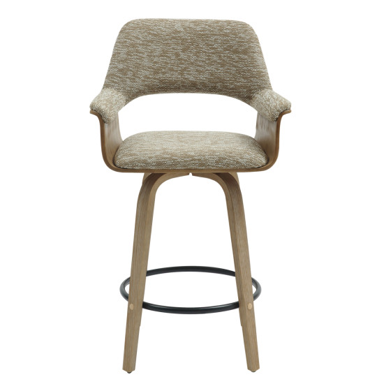 ΣΚΑΜΠΟ ΜΠΑΡ ΜΕΣ.ΥΨΟΥΣ CLIPP HM9987.01 WHITEWASH Κ.Π. ΞΥΛΟ-ΜΠΕΖ ΥΦΑΣΜΑ 57,5x53x98Υεκ - 2τεμ **