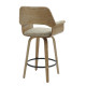 ΣΚΑΜΠΟ ΜΠΑΡ ΜΕΣ.ΥΨΟΥΣ CLIPP HM9987.01 WHITEWASH Κ.Π. ΞΥΛΟ-ΜΠΕΖ ΥΦΑΣΜΑ 57,5x53x98Υεκ - 2τεμ **