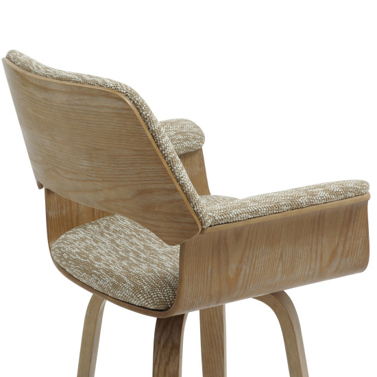 ΣΚΑΜΠΟ ΜΠΑΡ ΜΕΣ.ΥΨΟΥΣ CLIPP HM9987.01 WHITEWASH Κ.Π. ΞΥΛΟ-ΜΠΕΖ ΥΦΑΣΜΑ 57,5x53x98Υεκ - 2τεμ **