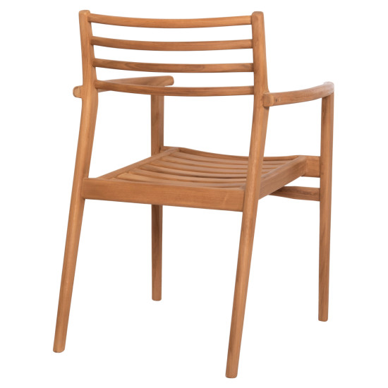 ΠΟΛΥΘΡΟΝΑ MOOSEN HM9936 ΜΑΣΙΦ ΞΥΛΟ TEAK ΣΕ ΦΥΣΙΚΟ 59x60x78,5Υ - 2τεμ **