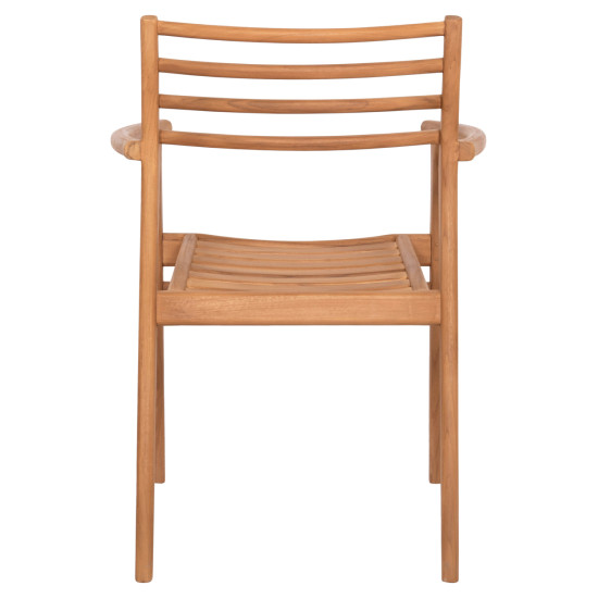 ΠΟΛΥΘΡΟΝΑ MOOSEN HM9936 ΜΑΣΙΦ ΞΥΛΟ TEAK ΣΕ ΦΥΣΙΚΟ 59x60x78,5Υ - 2τεμ **