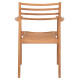 ΠΟΛΥΘΡΟΝΑ MOOSEN HM9936 ΜΑΣΙΦ ΞΥΛΟ TEAK ΣΕ ΦΥΣΙΚΟ 59x60x78,5Υ - 2τεμ **