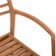 ΠΟΛΥΘΡΟΝΑ MOOSEN HM9936 ΜΑΣΙΦ ΞΥΛΟ TEAK ΣΕ ΦΥΣΙΚΟ 59x60x78,5Υ - 2τεμ **