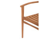 ΠΟΛΥΘΡΟΝΑ MOOSEN HM9936 ΜΑΣΙΦ ΞΥΛΟ TEAK ΣΕ ΦΥΣΙΚΟ 59x60x78,5Υ - 2τεμ **