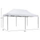 Κιοσκι/gazebo matthew hm6312 πτυσσομενο-σκελετοσ μεταλ.μαυροσ-λευκο υφασμα 3x6x3,10yμ **