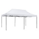 Κιοσκι/gazebo matthew hm6312 πτυσσομενο-σκελετοσ μεταλ.μαυροσ-λευκο υφασμα 3x6x3,10yμ **