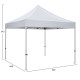 Gazebo επαγγελματικο βαρεωσ τυπου matthew-al hm6313 πτυσσομενο αλουμινιου 3x3x3,4y **