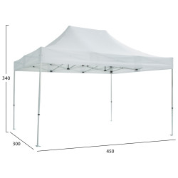 Gazebo επαγγελματικο βαρεωσ τυπου cressen hm6306 πτυσσομενο αλουμινιου 3x4,5x3,4y ** Gazebo επαγγελματικο βαρεωσ τυπου cressen hm6306 πτυσσομενο αλουμινιου 3x4,5x3,4y **
