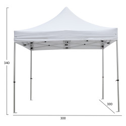 Gazebo επαγγελματικο βαρεωσ τυπου cressen hm6305 πτυσσομενο αλουμινιου 3x3x3,4y ** Gazebo επαγγελματικο βαρεωσ τυπου cressen hm6305 πτυσσομενο αλουμινιου 3x3x3,4y **