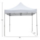 Gazebo επαγγελματικο βαρεωσ τυπου cressen hm6305 πτυσσομενο αλουμινιου 3x3x3,4y **
