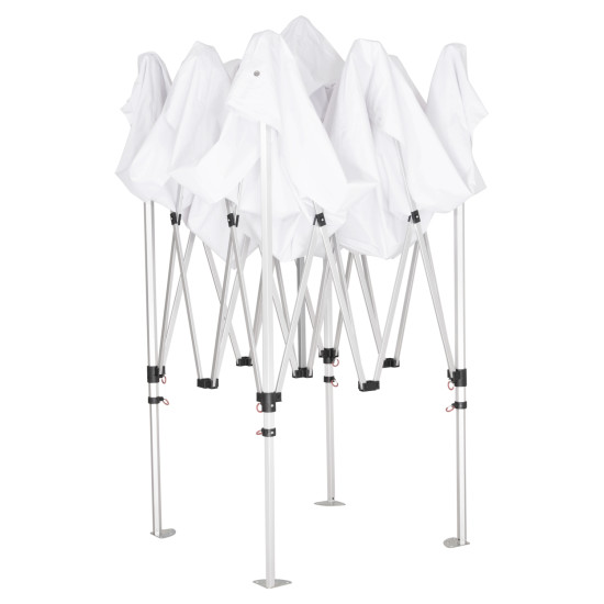 Gazebo επαγγελματικο βαρεωσ τυπου cressen hm6305 πτυσσομενο αλουμινιου 3x3x3,4y **