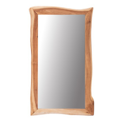 Καθρεπτησ zion hm8186.21 μασιφ ξυλο ακακιασ-ανοιχτο φυσικο 140x80x4(πάχος)εκ. **