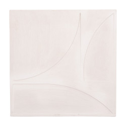 Πινακασ τετραγωνοσ σειρα santorini hm4507 mdf σε υπολευκο χρωμα 80x4(πάχος)x80υεκ. **