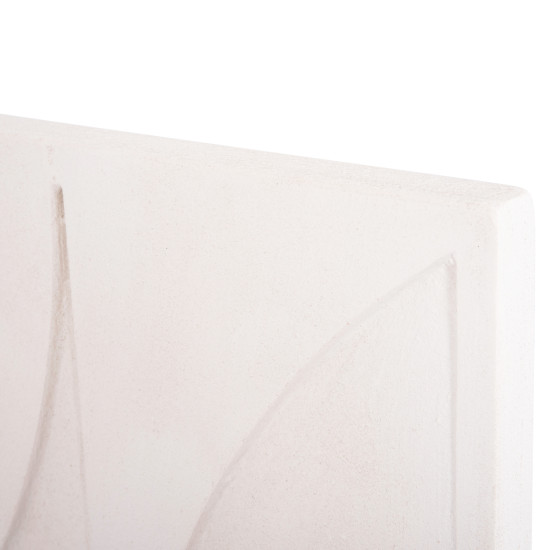 Πινακασ τετραγωνοσ σειρα santorini hm4507 mdf σε υπολευκο χρωμα 80x4(πάχος)x80υεκ. **