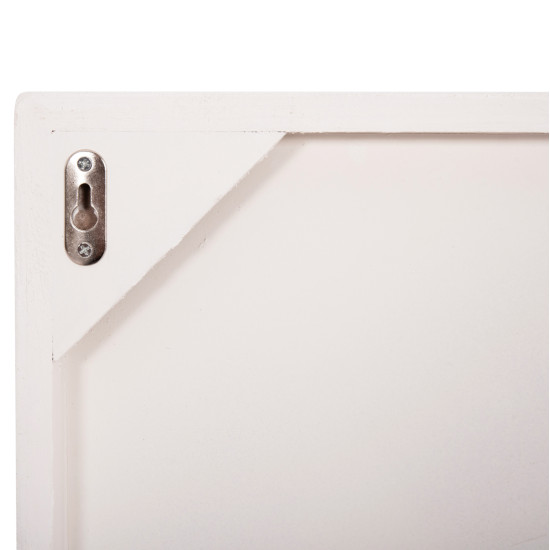 Πινακασ τετραγωνοσ σειρα santorini hm4507 mdf σε υπολευκο χρωμα 80x4(πάχος)x80υεκ. **