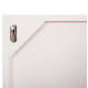 Πινακασ τετραγωνοσ σειρα santorini hm4507 mdf σε υπολευκο χρωμα 80x4(πάχος)x80υεκ. **