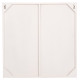 Πινακασ τετραγωνοσ σειρα santorini hm4507 mdf σε υπολευκο χρωμα 80x4(πάχος)x80υεκ. **