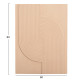 Πινακασ ορθογωνιοσ σειρα santorini hm4521 mdf σε μπεζ χρωμα 60x4(πάχος)x80υεκ. **