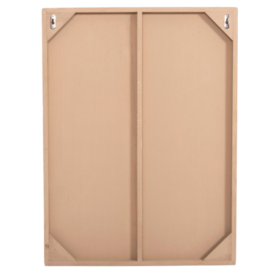 Πινακασ ορθογωνιοσ σειρα santorini hm4521 mdf σε μπεζ χρωμα 60x4(πάχος)x80υεκ. **