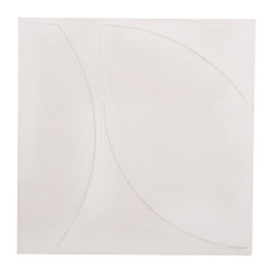 Πινακασ τετραγωνοσ σειρα santorini hm4508 mdf σε υπολευκο χρωμα 80x4(πάχος)x80υεκ. **