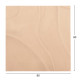 Πινακασ τετραγωνοσ σειρα santorini hm4520 mdf σε μπεζ χρωμα 80x4(πάχος)x80υεκ. **