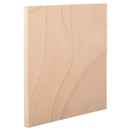 Πινακασ τετραγωνοσ σειρα santorini hm4520 mdf σε μπεζ χρωμα 80x4(πάχος)x80υεκ. **