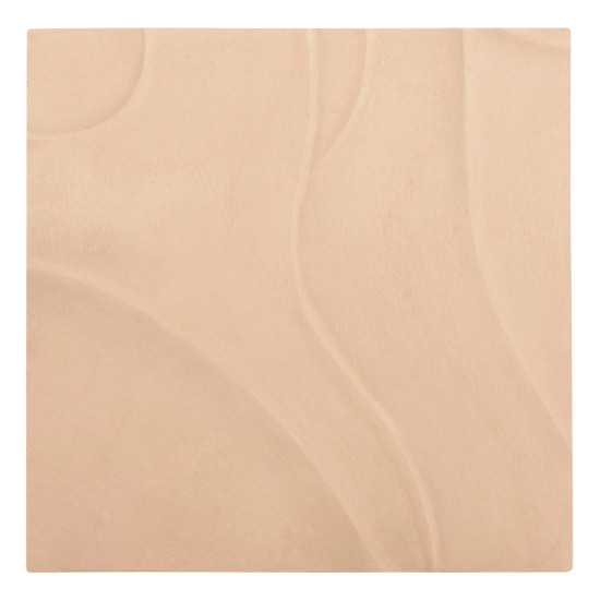 Πινακασ τετραγωνοσ σειρα santorini hm4520 mdf σε μπεζ χρωμα 80x4(πάχος)x80υεκ. **