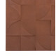 Πινακασ τετραγωνοσ σειρα santorini hm4524 mdf σε καφε χρωμα 80x5(πάχος)x80υεκ. **