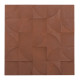 Πινακασ τετραγωνοσ σειρα santorini hm4524 mdf σε καφε χρωμα 80x5(πάχος)x80υεκ. **