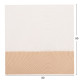 Πινακασ τετραγωνοσ σειρα santorini hm4519 mdf σε υπολευκο-καφε χρωμα 80x4(πάχος)x80υεκ. **