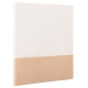 Πινακασ τετραγωνοσ σειρα santorini hm4519 mdf σε υπολευκο-καφε χρωμα 80x4(πάχος)x80υεκ. **