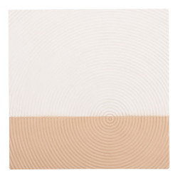 Πινακασ τετραγωνοσ σειρα santorini hm4519 mdf σε υπολευκο-καφε χρωμα 80x4(πάχος)x80υεκ. **