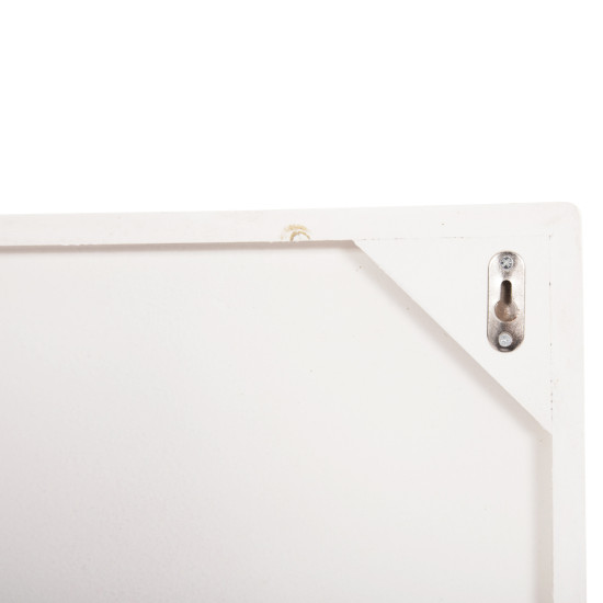 Πινακασ τετραγωνοσ σειρα santorini hm4519 mdf σε υπολευκο-καφε χρωμα 80x4(πάχος)x80υεκ. **