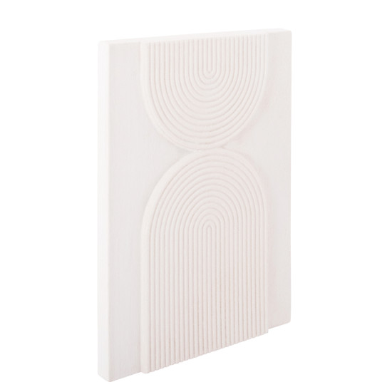 Πινακασ ορθογωνιοσ σειρα santorini hm4523 mdf σε υπολευκο χρωμα 60x4(πάχος)x80υεκ. **