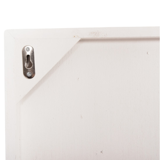 Πινακασ ορθογωνιοσ σειρα santorini hm4523 mdf σε υπολευκο χρωμα 60x4(πάχος)x80υεκ. **