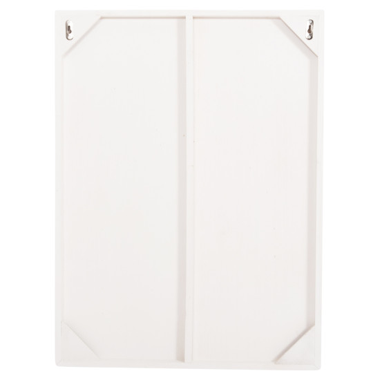 Πινακασ ορθογωνιοσ σειρα santorini hm4523 mdf σε υπολευκο χρωμα 60x4(πάχος)x80υεκ. **