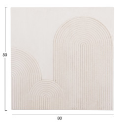 Πινακασ τετραγωνοσ σειρα santorini hm4517 mdf σε υπολευκο χρωμα 80x4,5(πάχος)x80υεκ. ** Πινακασ τετραγωνοσ σειρα santorini hm4517 mdf σε υπολευκο χρωμα 80x4,5(πάχος)x80υεκ. **