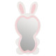 Παιδικοσ καθρεφτησ δαπεδου bunny hm4489.01 mdf ροζ & λευκο-μαυρο stand 80x162υεκ. **