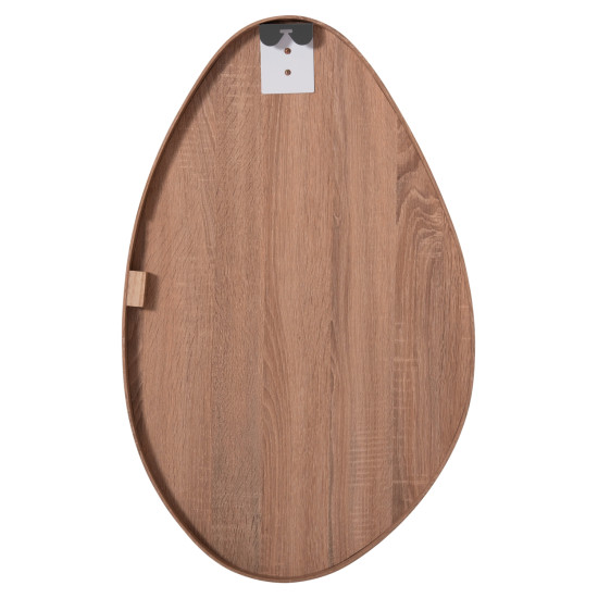 Καθρεπτησ τοιχου drop hm4488.03 με πλαισιο mdf σε φυσικο χρωμα ξυλου 50x80υεκ. **