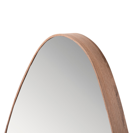 Καθρεπτησ τοιχου drop hm4488.03 με πλαισιο mdf σε φυσικο χρωμα ξυλου 50x80υεκ. **