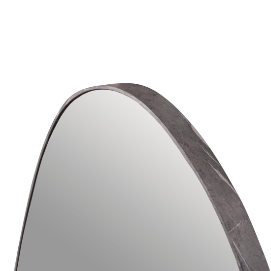 Καθρεπτησ τοιχου irregu hm4487.02 με πλαισιο mdf σε grey marble χρωμα 60x80υεκ. **