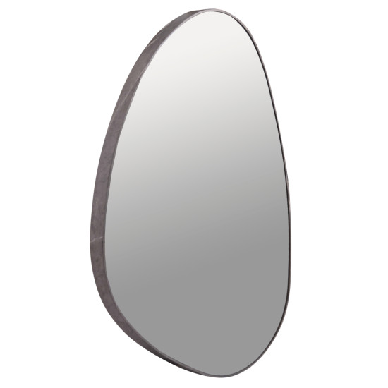 Καθρεπτησ τοιχου irregu hm4487.02 με πλαισιο mdf σε grey marble χρωμα 60x80υεκ. **