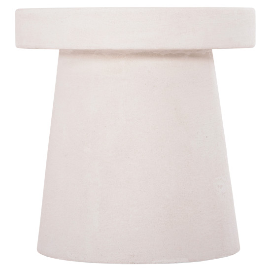 Τραπεζι σαλονιου στρογγυλο σειρα santorini hm18052 mdf σε υπολευκο χρωμα φ48x49υεκ. **