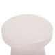Τραπεζι σαλονιου στρογγυλο σειρα santorini hm18052 mdf σε υπολευκο χρωμα φ48x49υεκ. **