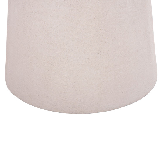 Τραπεζι σαλονιου στρογγυλο σειρα santorini hm18052 mdf σε υπολευκο χρωμα φ48x49υεκ. **