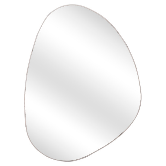 Καθρεπτησ τοιχου irregu hm4487.05 με πλαισιο mdf σε white marble χρωμα 60x80υεκ. **