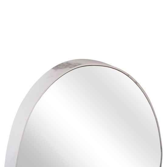 Καθρεπτησ τοιχου irregu hm4487.05 με πλαισιο mdf σε white marble χρωμα 60x80υεκ. **