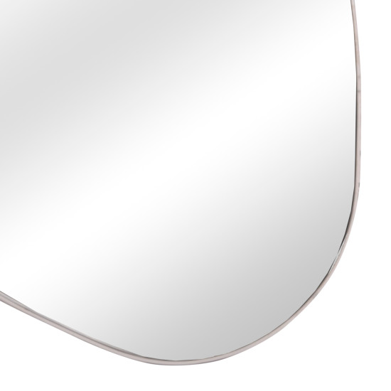 Καθρεπτησ τοιχου irregu hm4487.05 με πλαισιο mdf σε white marble χρωμα 60x80υεκ. **